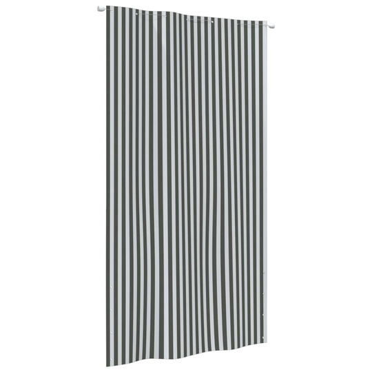 vidaXL Parvekkeen suoja antrasiitti/valkoinen 140x240 cm Oxford kangas