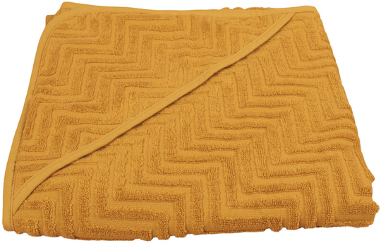 FILIBABBA Huppupyyhe Zigzag, Golden Mustard