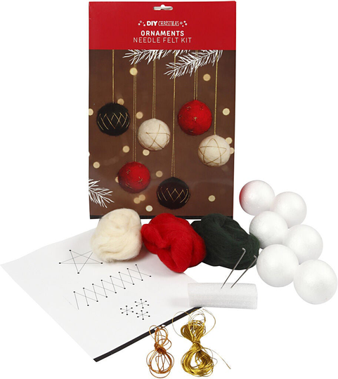 Creativ Company Askartelusetti Joulupallot