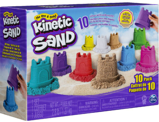 Kinetic Sand Taikahiekka Castle 10-pack
