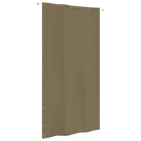 vidaXL Parvekkeen suoja taupe 140x240 cm Oxford kangas