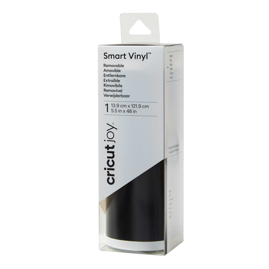 Cricut Joy Smart Vinyl Removable, Musta