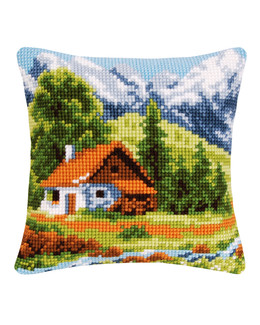 Kirjontapakkaus Tyynynpäällinen Vuorenlaakso