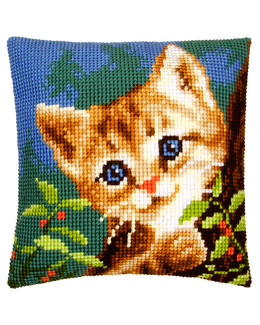 Tyynynpäällinen Iloinen kissa