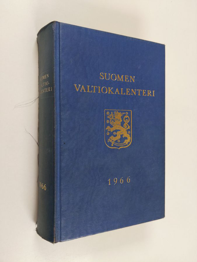 Suomen valtiokalenteri 1966