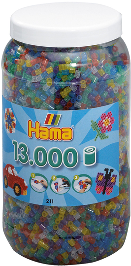 Hama Midi Askarteluhelmet 13000 kpl Mix 54