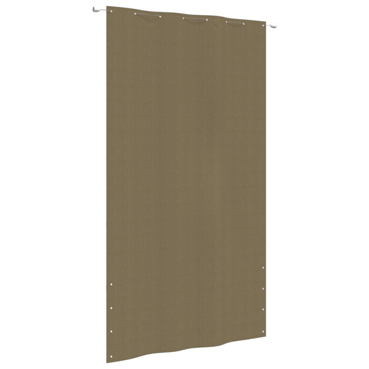 vidaXL Parvekkeen suoja taupe 160x240 cm Oxford kangas