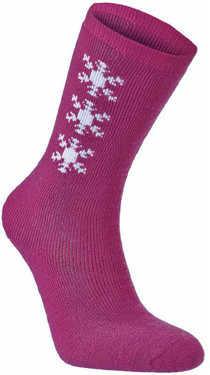 Seger Lillen Laskettelusukat, Cerise 22-24