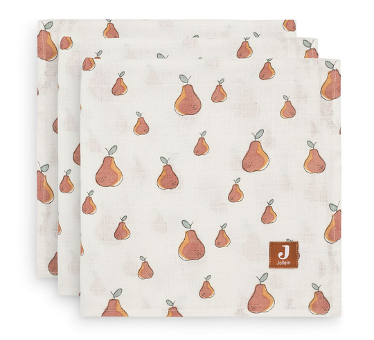 Jollein Musliiniliinat 3-pack, Pear