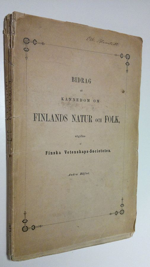Johan Jakob Burman : Berättelse om femte brigadens af Finska armeen krigsrörelser och operationer i Savolaks, Karelen, Öster- och Westerbotten ...