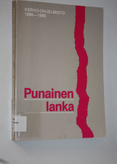 Timo Nerkko (toim.) : Punainen lanka : kerho-ohjelmisto yli 10-vuotiaille varhaisnuorille