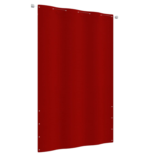 vidaXL Parvekkeen suoja punainen 140x240 cm Oxford kangas