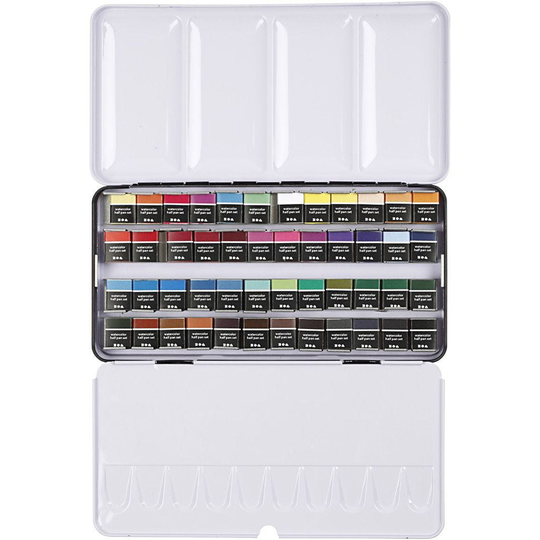 Pigment Art Proff Aqua Akvarellivärit 48 väriä