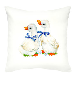 Tyynynpäällinen Kaksi hanhea