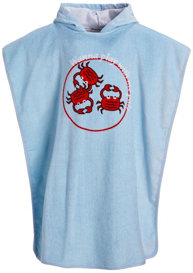 Nordbjørn Rossö Kylpyponcho, Blue Crab, S