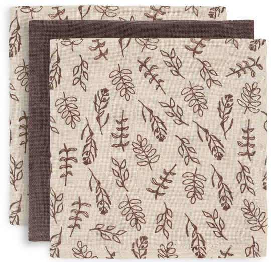 Jollein Pesulaput 3-pack, Meadow Chestnut
