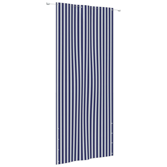 vidaXL Parvekkeen suoja sininen ja valkoinen 120x240 cm Oxford kangas