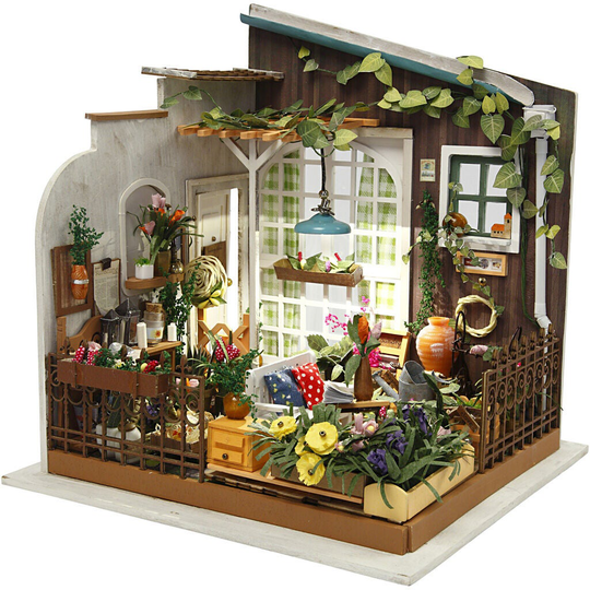 Creativ Company Askartelusetti Miniatyyrihuone Puutarha