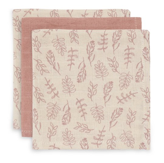 Jollein Pesulaput 3-pack, Meadow Rosewood