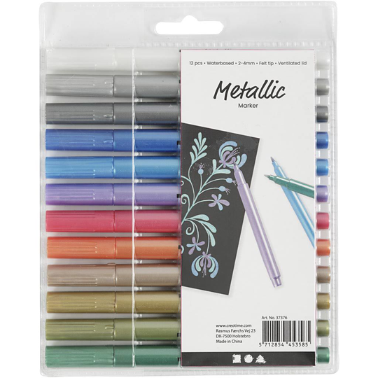Creativ Company Tussit Metallic 12-pack