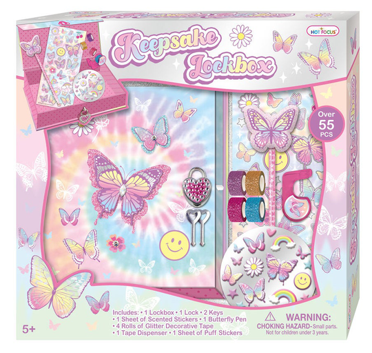 Alrico Keepsake Lockbox Setti, Monivärinen
