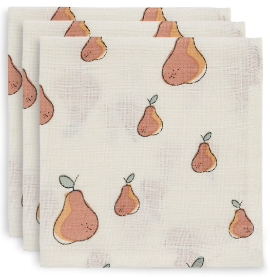 Jollein Pesulaput 3-pack, Pear