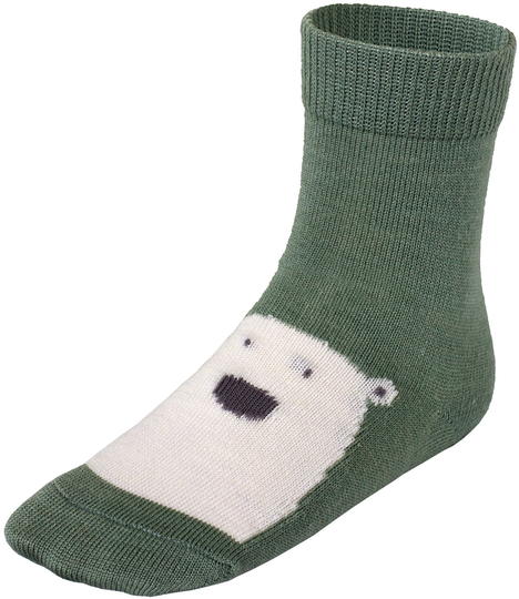 Pierre Robert Wool Sukat, Green Melange, 25-28