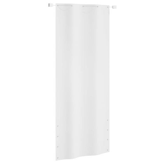 vidaXL Parvekkeen suoja valkoinen 100x240 cm Oxford kangas