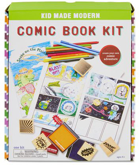 Kid Made Modern Comic Book Kit Piirustussetti