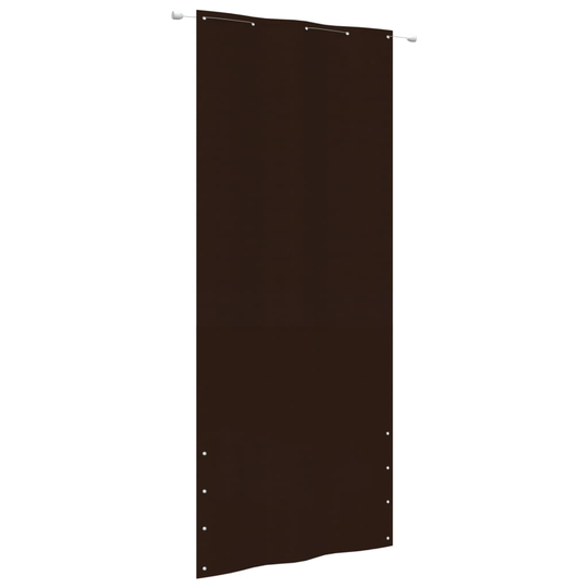 vidaXL Parvekkeen suoja ruskea 100x240 cm Oxford kangas