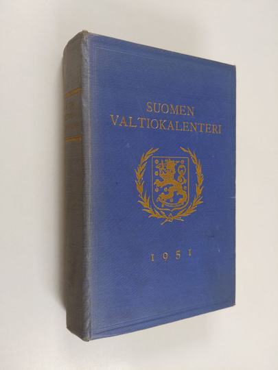 Suomen valtiokalenteri Vuodeksi 1951