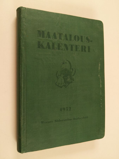 Maatalouskalenteri 1952