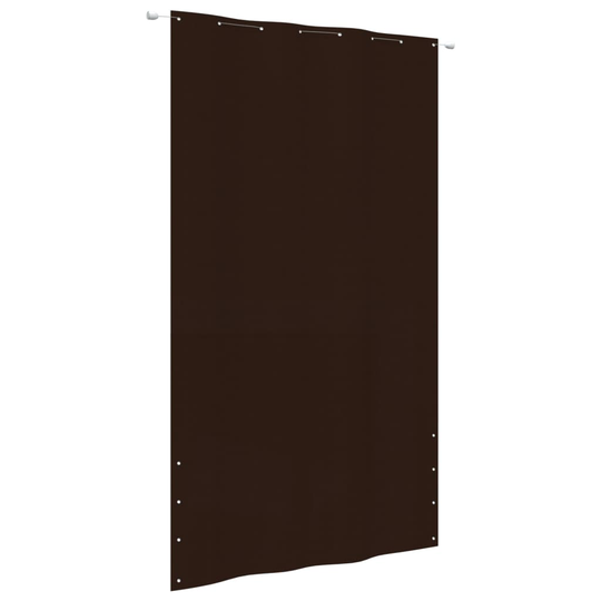 vidaXL Parvekkeen suoja ruskea 160x240 cm Oxford kangas