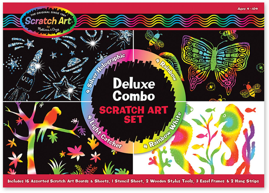 Melissa & Doug Scratch Taidesetti Deluxe