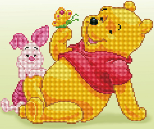 Diamond Dotz Disney Nalle Puh ja Nasu