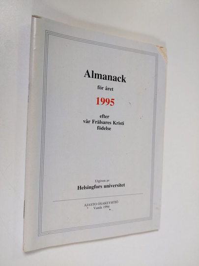 Almanack för året 1995 efter vår Frälsares Kristi födelse