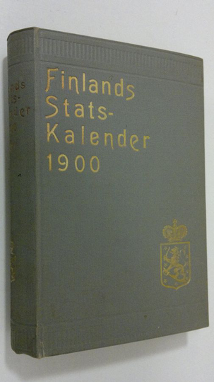 Kejserliga Alexanders-Universitetet i Finland : Finlands Statskalender 1900