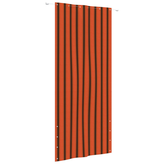 vidaXL Parvekkeen suoja oranssi ja ruskea 120x240 cm Oxford kangas