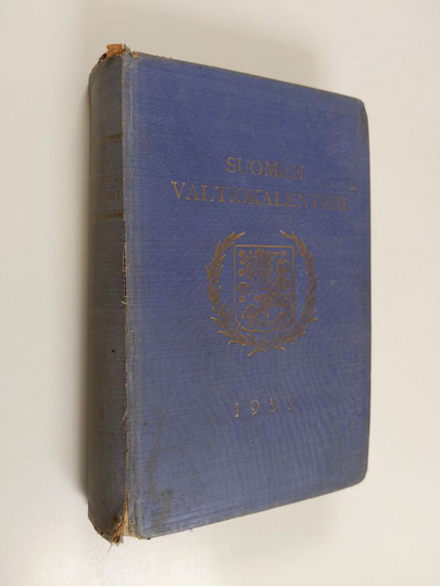 Suomen valtiokalenteri Vuodeksi 1955