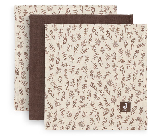 Jollein Musliiniliinat 3-pack, Meadow Chestnut