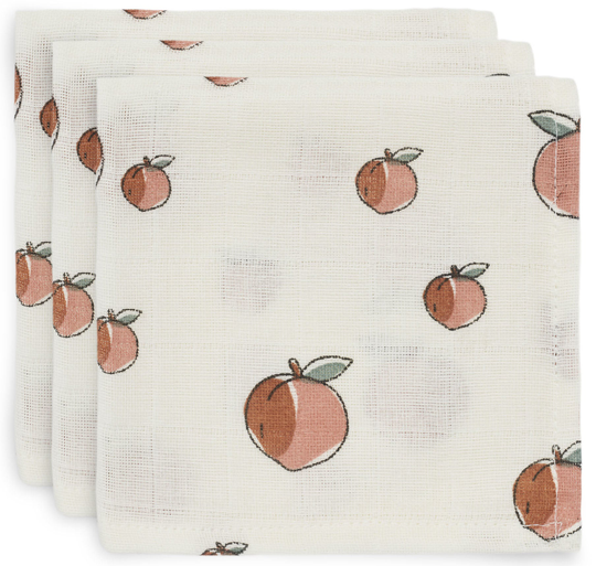 Jollein Pesulaput 3-pack, Peach