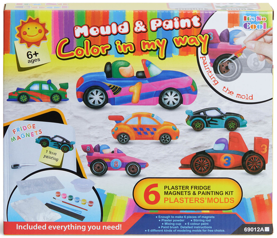 Cloudberry Castle Mould & Paint Askartelusetti Autot