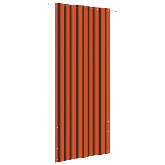 vidaXL Parvekkeen suoja oranssi ja ruskea 100x240 cm Oxford kangas