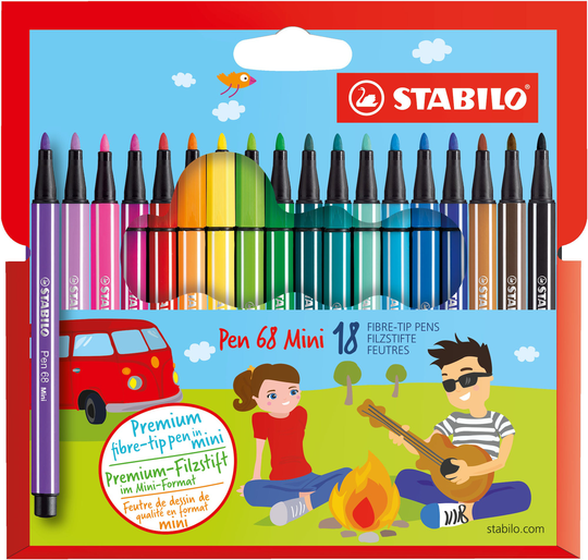 STABILO Huopakynät Premium 18-pack