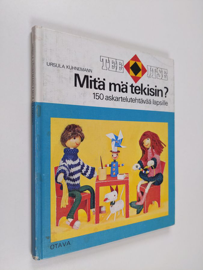 Salla Hirvinenym. : Mitä mä tekisin - 150 askartelutehtävää lapsille ; puuhaa koko vuodeksi ; leikkejä ja askartelutöitä 8-12 -vuotiaille tytöille ja