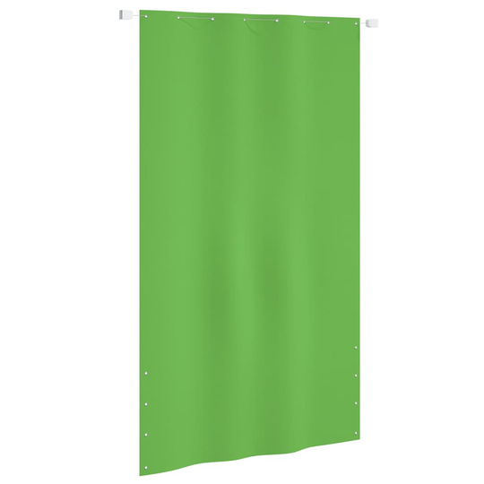 vidaXL Parvekkeen suoja vaaleanvihreä 140x240 cm Oxford kangas