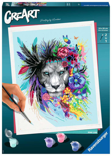 Ravensburger CreArt Boho Lion Maalaussetti