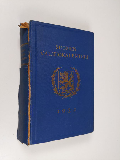 Suomen valtiokalenteri Karkausvuodeksi 1932