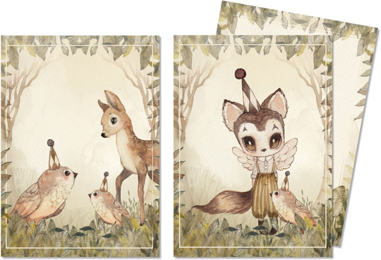 Mrs Mighetto Kortit 2-pack The Green Glade 10x15