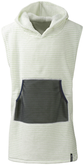 Didriksons Pier Poncho, Split Green Simple Stripe, 80-90